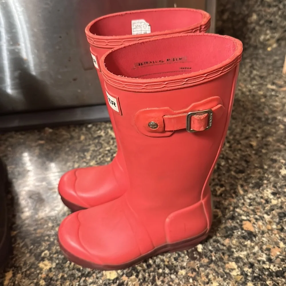 Hunter girls rain boots